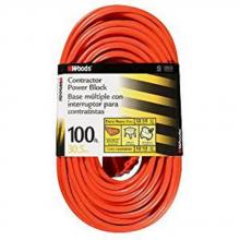 Southwire 820 - EXTCORD, 12/3 SJTW 100' ORANGE TRI W