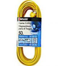 Southwire 832 - CORD SET, 16/3 50' SPT-2 YELLOW NON UL