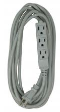 Southwire 2867 - OFFICECORD, 16/3 SJTW 20' GRAY 3OUTLET W