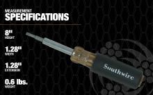 Southwire 650288 - 6-in-1 Screwdriver W/ Precision Bit