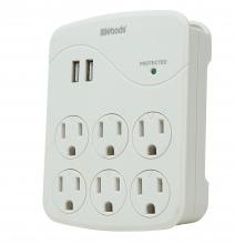 Southwire 41079 - SURGE, USB 6OUT 2.4A 2 USB-A PORTS 1000J