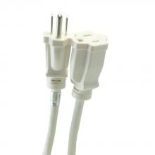 Southwire 277563 - CORD, POWER SUPPLY 16/3 8' SJTW WHITE