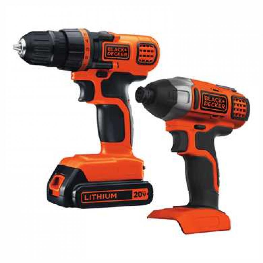 20V MAX* Lithium Ion Drill/Driver + Impact Combo Kit<span class=' ItemWarning' style='display:block;'>Item is usually in stock, but we&#39;ll be in touch if there&#39;s a problem<br /></span>