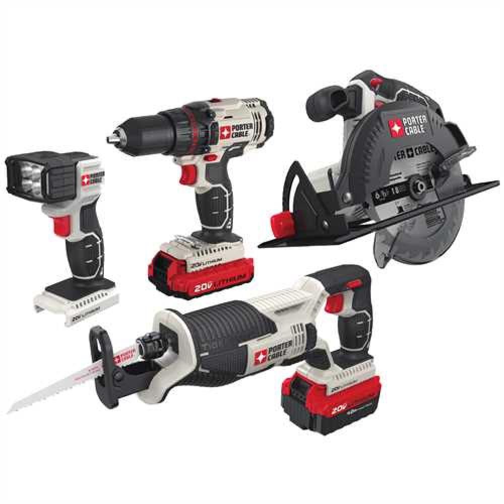 20V MAX* Cordless 4-Tool Combo Kit<span class=' ItemWarning' style='display:block;'>Item is usually in stock, but we&#39;ll be in touch if there&#39;s a problem<br /></span>