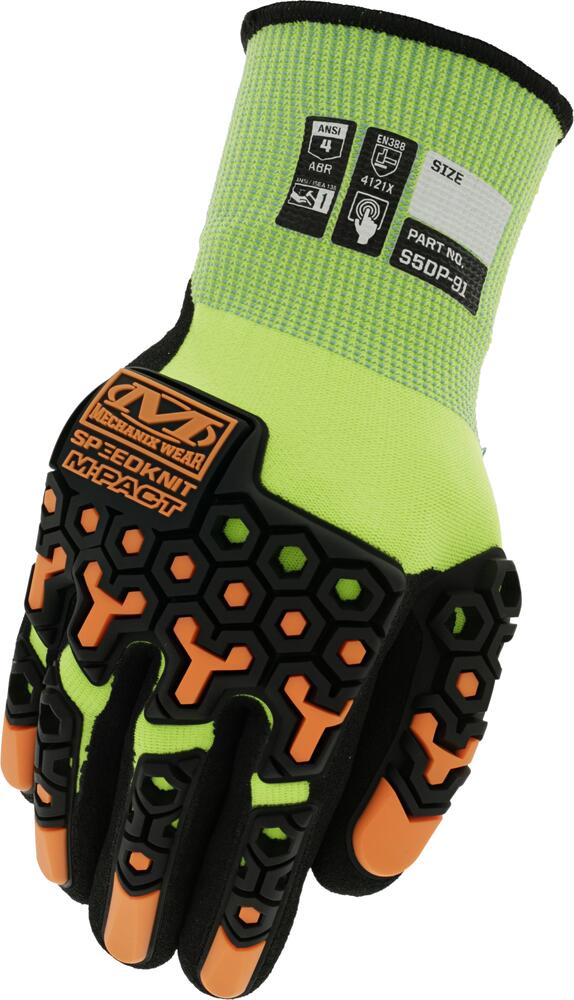 SpeedKnit™ M-Pact® Hi-Viz S5DP91 Gloves (Large, Hi-vis Yellow) - 12/Pack<span class=' ItemWarning' style='display:block;'>Item is usually in stock, but we&#39;ll be in touch if there&#39;s a problem<br /></span>