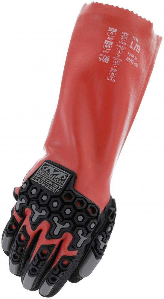 SpeedKnit™ M-Pact® Chemical S5EP02 Gloves (Medium, Red) - 6/Pack<span class=' ItemWarning' style='display:block;'>Item is usually in stock, but we&#39;ll be in touch if there&#39;s a problem<br /></span>