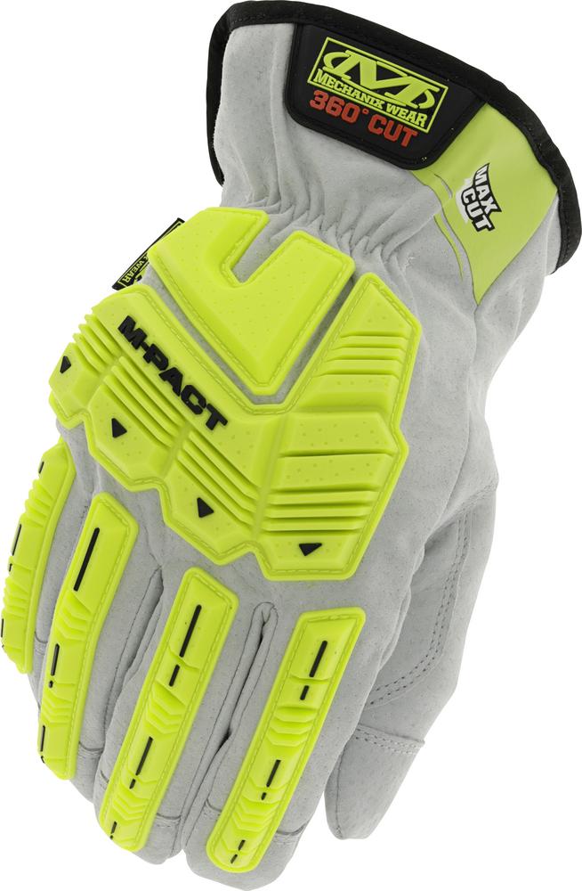 Max Cut™ Leather M-Pact® F9-360 (Fluorescent Yellow, X-Large)<span class=' ItemWarning' style='display:block;'>Item is usually in stock, but we&#39;ll be in touch if there&#39;s a problem<br /></span>