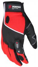 MCR Safety 924L - Memphis MultiTask Red/Black w/ Lights