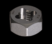 Cle-Line C77608 - HSS Hexagon Rethreading Die