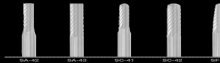 Cle-Line C17768 - Double-Cut Spiral Bur Set