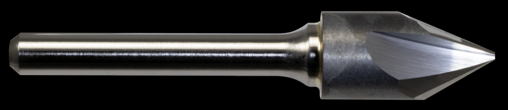 Carbide Three-Flute Countersink<span class=' ItemWarning' style='display:block;'>Item is usually in stock, but we&#39;ll be in touch if there&#39;s a problem<br /></span>