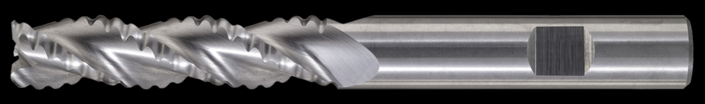 Multi-Flute Square End High-Performance Roughing End Mill<span class=' ItemWarning' style='display:block;'>Item is usually in stock, but we&#39;ll be in touch if there&#39;s a problem<br /></span>