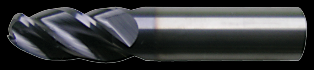 4-Flute Ball Nose End Mill<span class=' ItemWarning' style='display:block;'>Item is usually in stock, but we&#39;ll be in touch if there&#39;s a problem<br /></span>