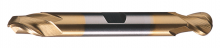 Cleveland C39153 - HSS Double End 2 Flute Center Cutting Ball Nose