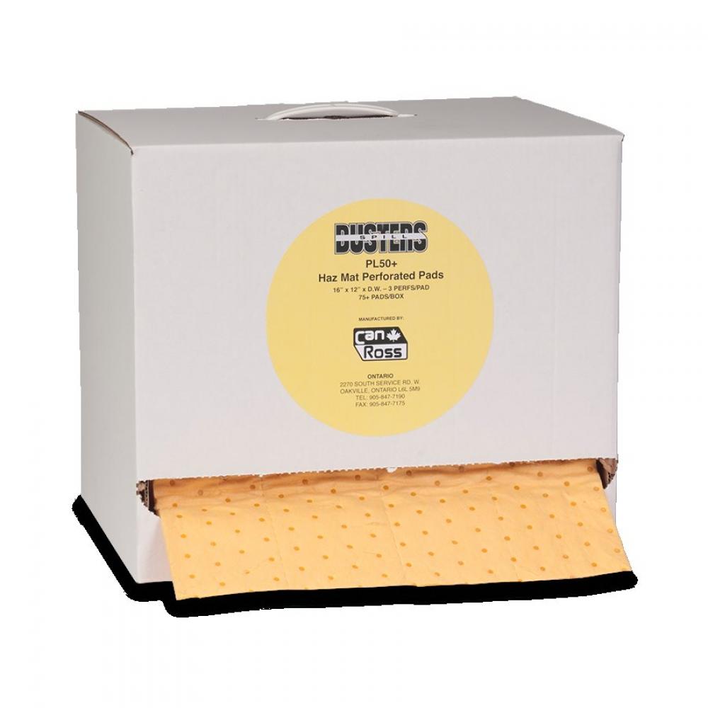 SORBENT PAD. HAZ-MAT. PERFED. 80/BOX<span class=' ItemWarning' style='display:block;'>Item is usually in stock, but we&#39;ll be in touch if there&#39;s a problem<br /></span>