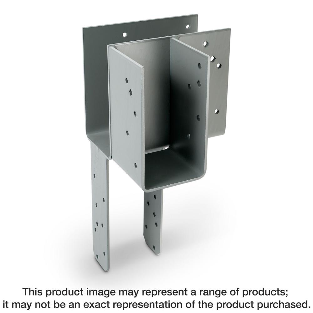 ECCLLQ HDG L-Shape End Column Cap for 4x Beams, 6x Post w/ SDS Screws, Skewed Left<span class=' ItemWarning' style='display:block;'>Item is usually in stock, but we&#39;ll be in touch if there&#39;s a problem<br /></span>