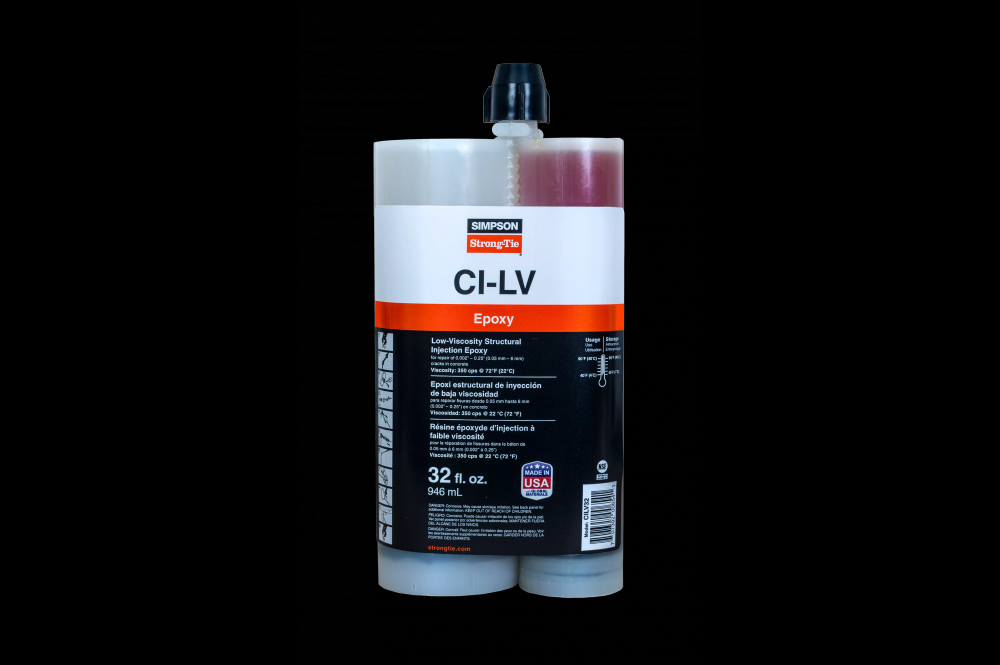 CI-LV™ Low-Viscosity Structural Injection Epoxy (32 oz.)<span class=' ItemWarning' style='display:block;'>Item is usually in stock, but we&#39;ll be in touch if there&#39;s a problem<br /></span>