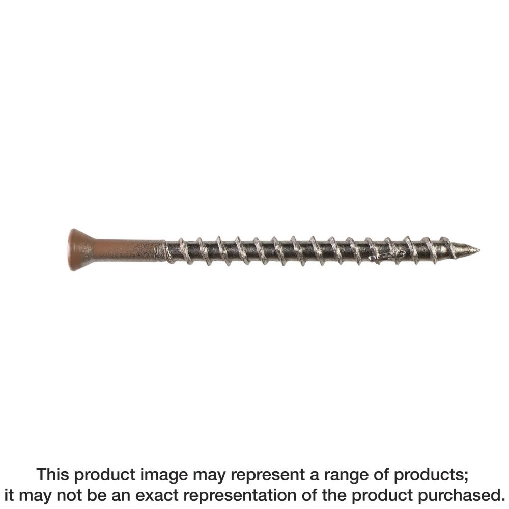 Deck-Drive™ DWP WOOD SS Screw - #7 x 3 in. T-15, Trim Head, Type 316 (5 lb.)<span class=' ItemWarning' style='display:block;'>Item is usually in stock, but we&#39;ll be in touch if there&#39;s a problem<br /></span>