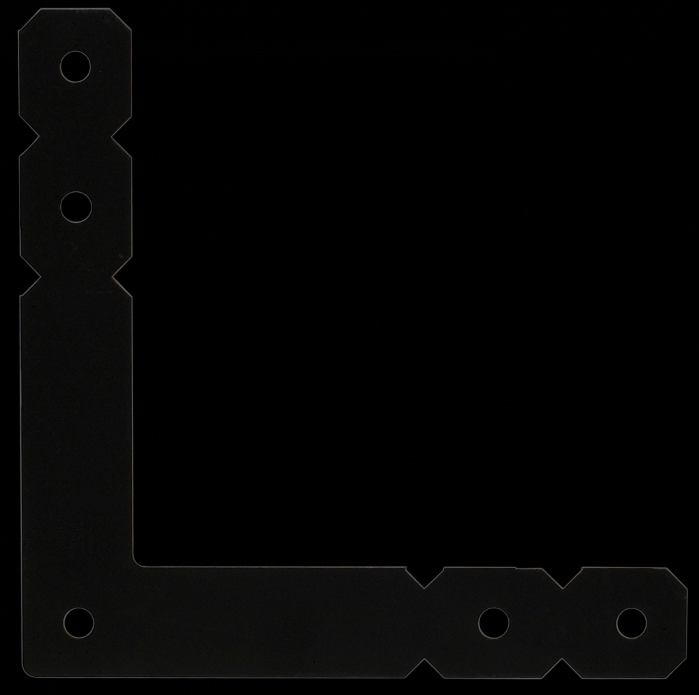 OL 12 in. x 12 in. Black Powder-Coated Ornamental L Angle<span class=' ItemWarning' style='display:block;'>Item is usually in stock, but we&#39;ll be in touch if there&#39;s a problem<br /></span>