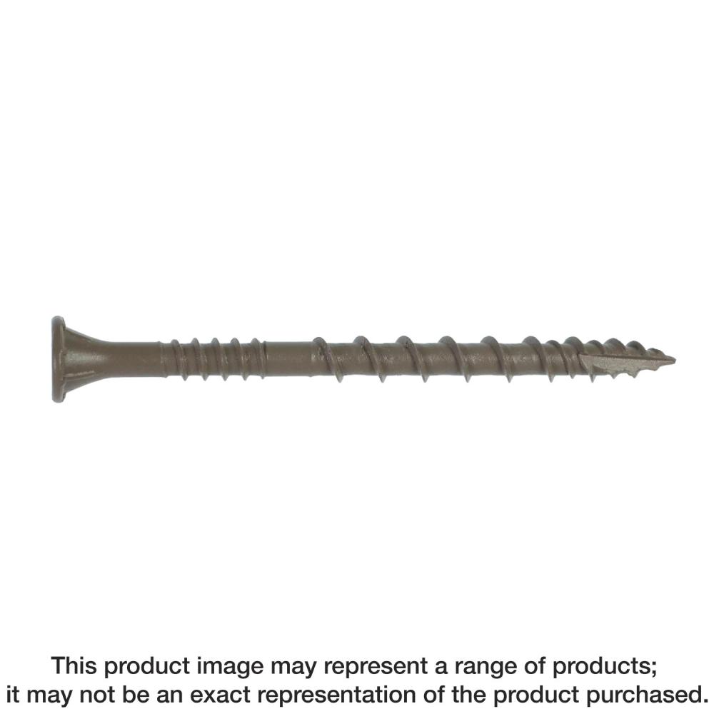 Deck-Drive™ DSV WOOD Screw - #10 x 2 in. T-25, Flat Head, Quik Guard®, Red (1 lb.)<span class=' ItemWarning' style='display:block;'>Item is usually in stock, but we&#39;ll be in touch if there&#39;s a problem<br /></span>