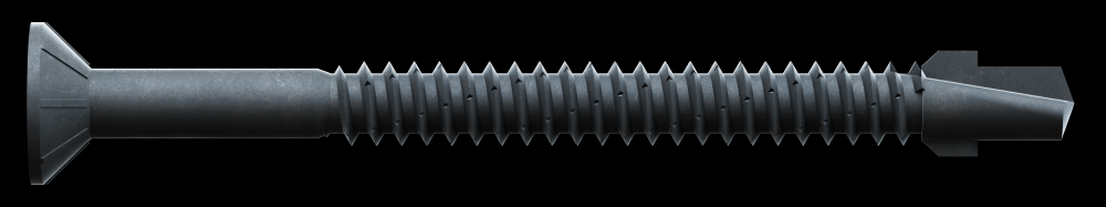 Strong-Drive® TB WOOD-TO-STEEL Screw - #14 x 3 in. #3 SQ, Black Phos. (50-Qty)<span class=' ItemWarning' style='display:block;'>Item is usually in stock, but we&#39;ll be in touch if there&#39;s a problem<br /></span>