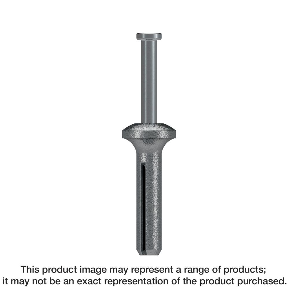 Zinc Nailon™ 1/4 in. x 1-1/2 in. Stainless-Steel Pin-Drive Anchor (100-Qty)<span class=' ItemWarning' style='display:block;'>Item is usually in stock, but we&#39;ll be in touch if there&#39;s a problem<br /></span>