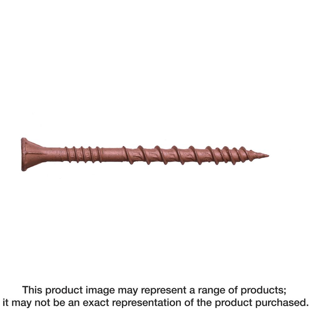 Deck-Drive™ DSV WOOD Screw - #8 x 1-5/8 in. T-25, Flat Head, Quik Guard®, Red (5 lb.)<span class=' ItemWarning' style='display:block;'>Item is usually in stock, but we&#39;ll be in touch if there&#39;s a problem<br /></span>