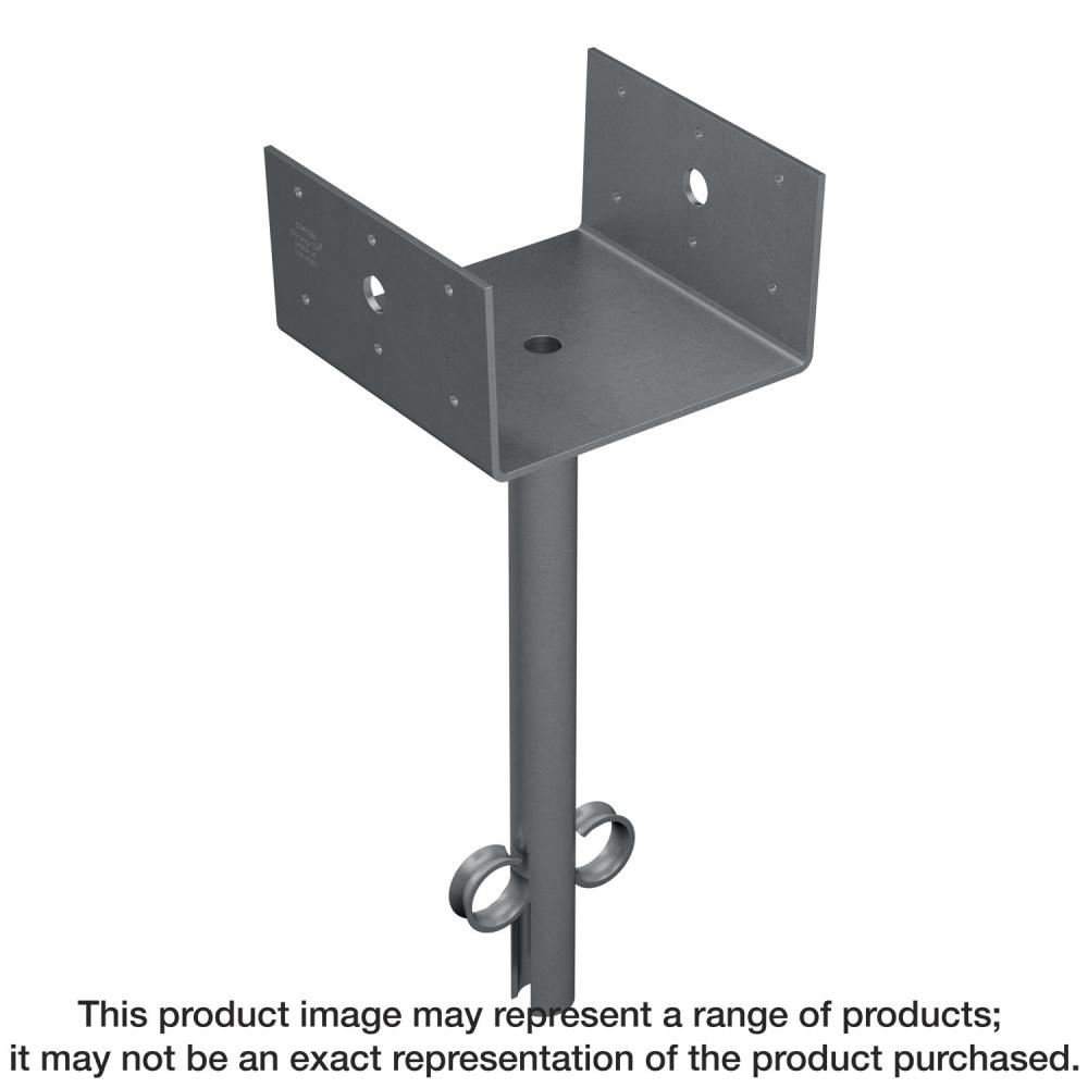 EPB Hot-Dip Galvanized Elevated Post Base for 4x4 with 12 in. Pipe<span class=' ItemWarning' style='display:block;'>Item is usually in stock, but we&#39;ll be in touch if there&#39;s a problem<br /></span>