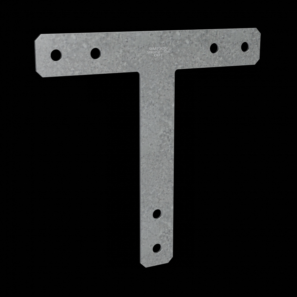 HT 16 in. x 16 in. 7-Gauge Hot-Dip Galvanized Heavy T Strap<span class=' ItemWarning' style='display:block;'>Item is usually in stock, but we&#39;ll be in touch if there&#39;s a problem<br /></span>