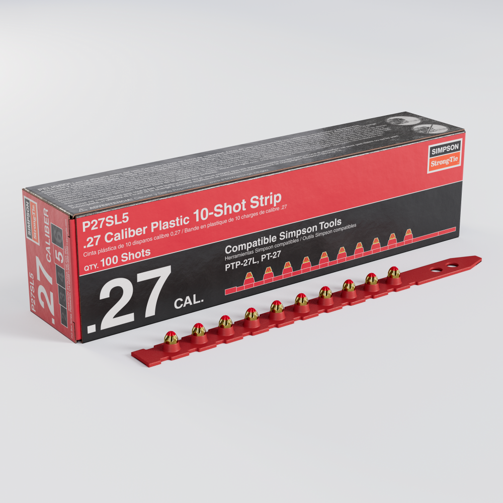 P27SL 0.27-Caliber Plastic, 10-Shot Strip Load, Red (100-Qty)<span class=' ItemWarning' style='display:block;'>Item is usually in stock, but we&#39;ll be in touch if there&#39;s a problem<br /></span>