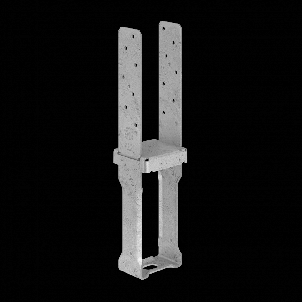 CBSQ Hot-Dip Galvanized Standoff Column Base for 4x4 with SDS Screws<span class=' ItemWarning' style='display:block;'>Item is usually in stock, but we&#39;ll be in touch if there&#39;s a problem<br /></span>