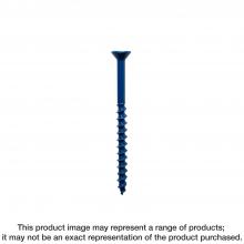 Simpson Strong-Tie TNT18114TFR200 - Titen Turbo™ - 3/16 in. x 1-1/4 in. 6-Lobe Flat-Head Concrete and Masonry Screw, Blue (200-Qty)