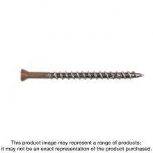 Simpson Strong-Tie T07125WP1 - Deck-Drive™ DWP WOOD SS Screw - #7 x 1-1/4 in. T15, Trim Head, Type 316 (1 lb.)