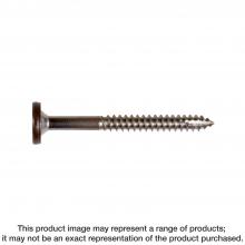 Simpson Strong-Tie T08175FS75GR - Fascia Board Screw - #8 x 1-3/4 in. T-20 6-Lobe Pancake Head Type 316, Gray (75-Qty)