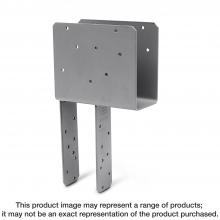 Simpson Strong-Tie ECCQ44SDS2.5ROT - ECCQ Rotated-Strap End Column Cap for 4x Beam, 4x Post, with Strong-Drive® SDS Screws