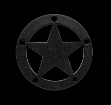 Simpson Strong-Tie APDTS3 - Outdoor Accents® Mission Collection® ZMAX®, Black Powder-Coated Decorative Star