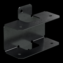 Simpson Strong-Tie APRTR - Outdoor Accents® ZMAX®, Black Powder-Coated Rigid Tie® Rail Connector for 2x Joist/Post