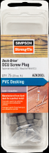 Simpson Strong-Tie AZK20CL - Deck-Drive™ DCU Screw Plug - Azek Coastline (75-Qty)