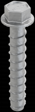 Simpson Strong-Tie THD75500HMG - Titen HD® 3/4 in. x 5 in. Mechanically Galvanized Heavy-Duty Screw Anchor (5-Qty)