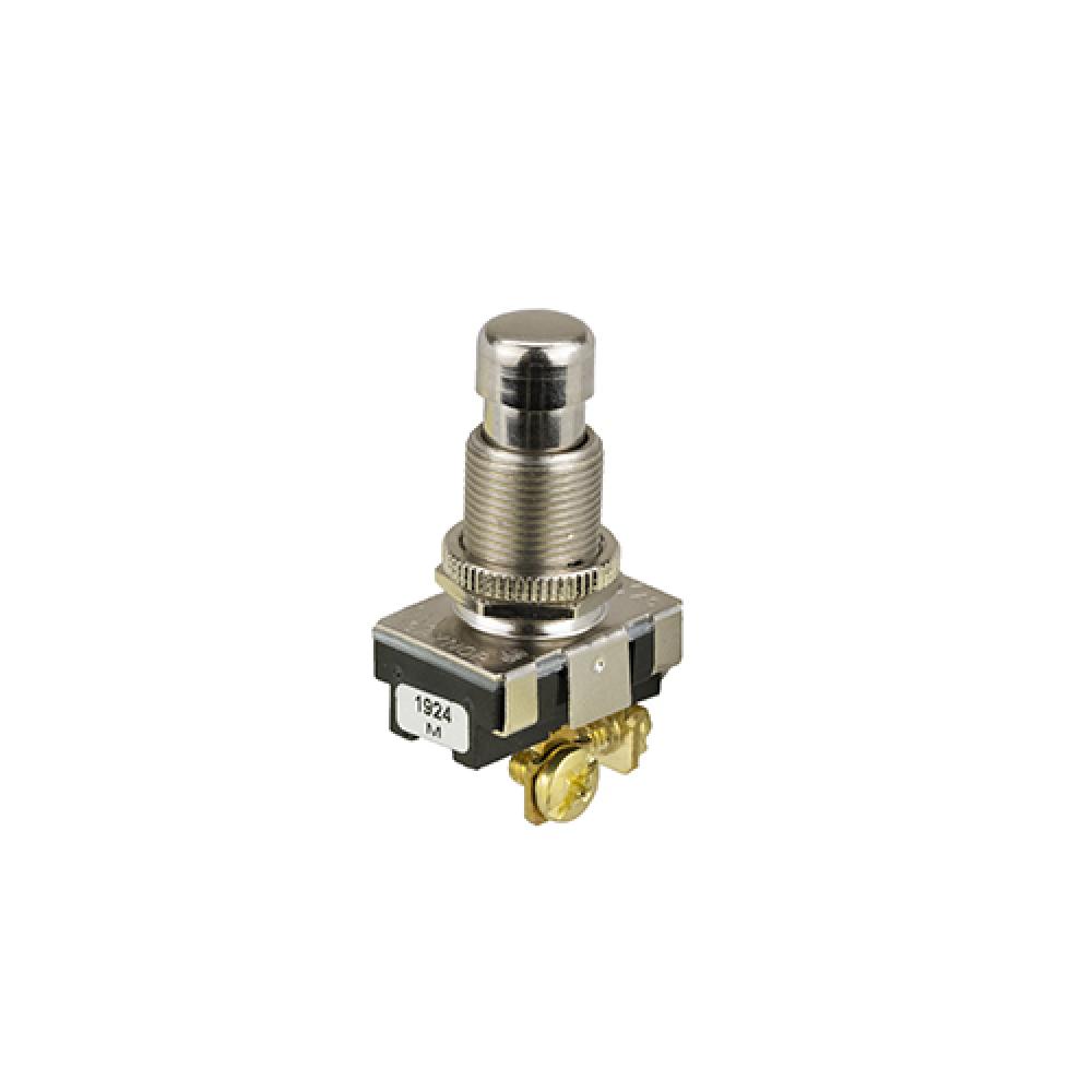 Switch Push Button Off (On) Spst Plunger 15A<span class=' ItemWarning' style='display:block;'>Item is usually in stock, but we&#39;ll be in touch if there&#39;s a problem<br /></span>