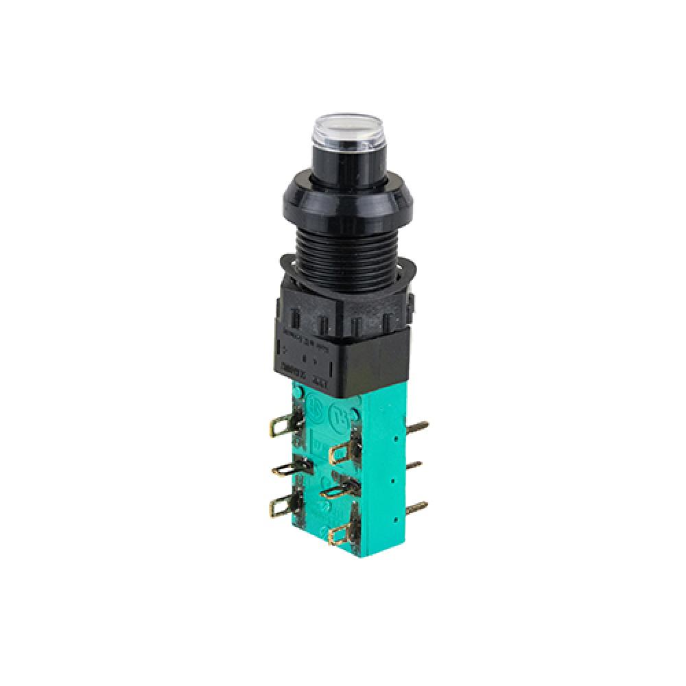 Switch Push Button On Off DPDT Plunger 8A<span class=' ItemWarning' style='display:block;'>Item is usually in stock, but we&#39;ll be in touch if there&#39;s a problem<br /></span>