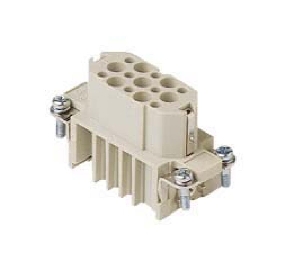 FEMALE INSERT - CRIMP TERMINAL  15P+ Ground  10A - MAX 250V<span class=' ItemWarning' style='display:block;'>Item is usually in stock, but we&#39;ll be in touch if there&#39;s a problem<br /></span>