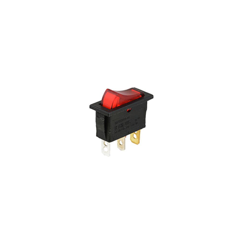 Switch Rocker Spst Quick Connect 15A Red Lens<span class=' ItemWarning' style='display:block;'>Item is usually in stock, but we&#39;ll be in touch if there&#39;s a problem<br /></span>