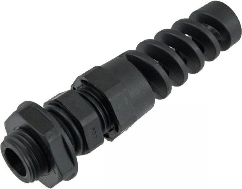 FLEX CONN Pg7  .07-.20in  BLACK c/w O-ring and locknut<span class=' ItemWarning' style='display:block;'>Item is usually in stock, but we&#39;ll be in touch if there&#39;s a problem<br /></span>