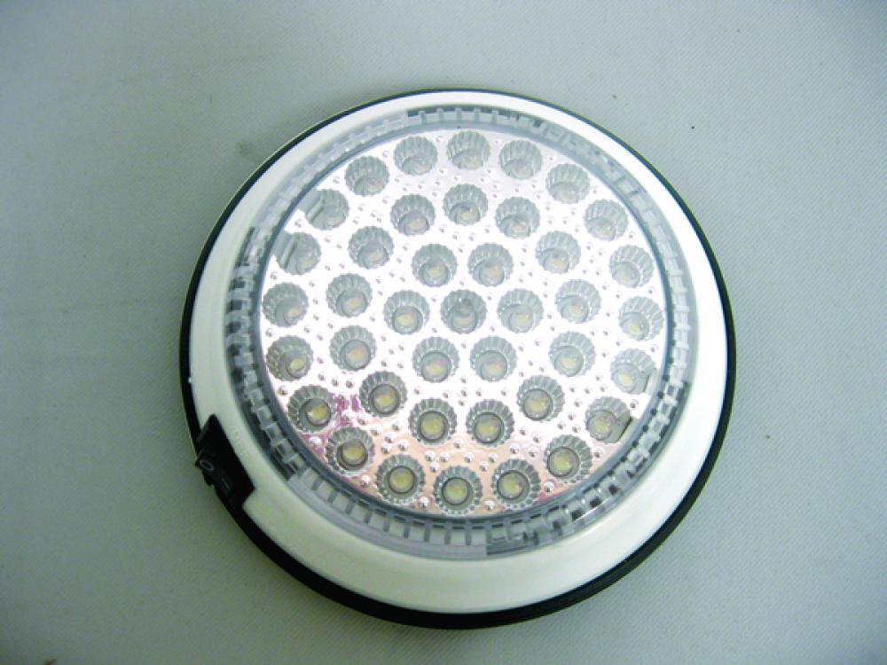 LED LMP DOME 6Inch ROUND 40-DIODES WITH SWITCH<span class=' ItemWarning' style='display:block;'>Item is usually in stock, but we&#39;ll be in touch if there&#39;s a problem<br /></span>