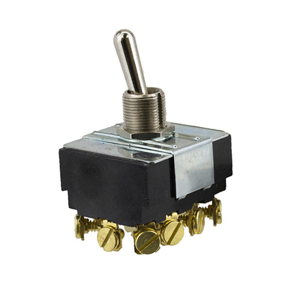 Switch Toggle On On 4Pdt Bat Toggle Screw 15A<span class=' ItemWarning' style='display:block;'>Item is usually in stock, but we&#39;ll be in touch if there&#39;s a problem<br /></span>