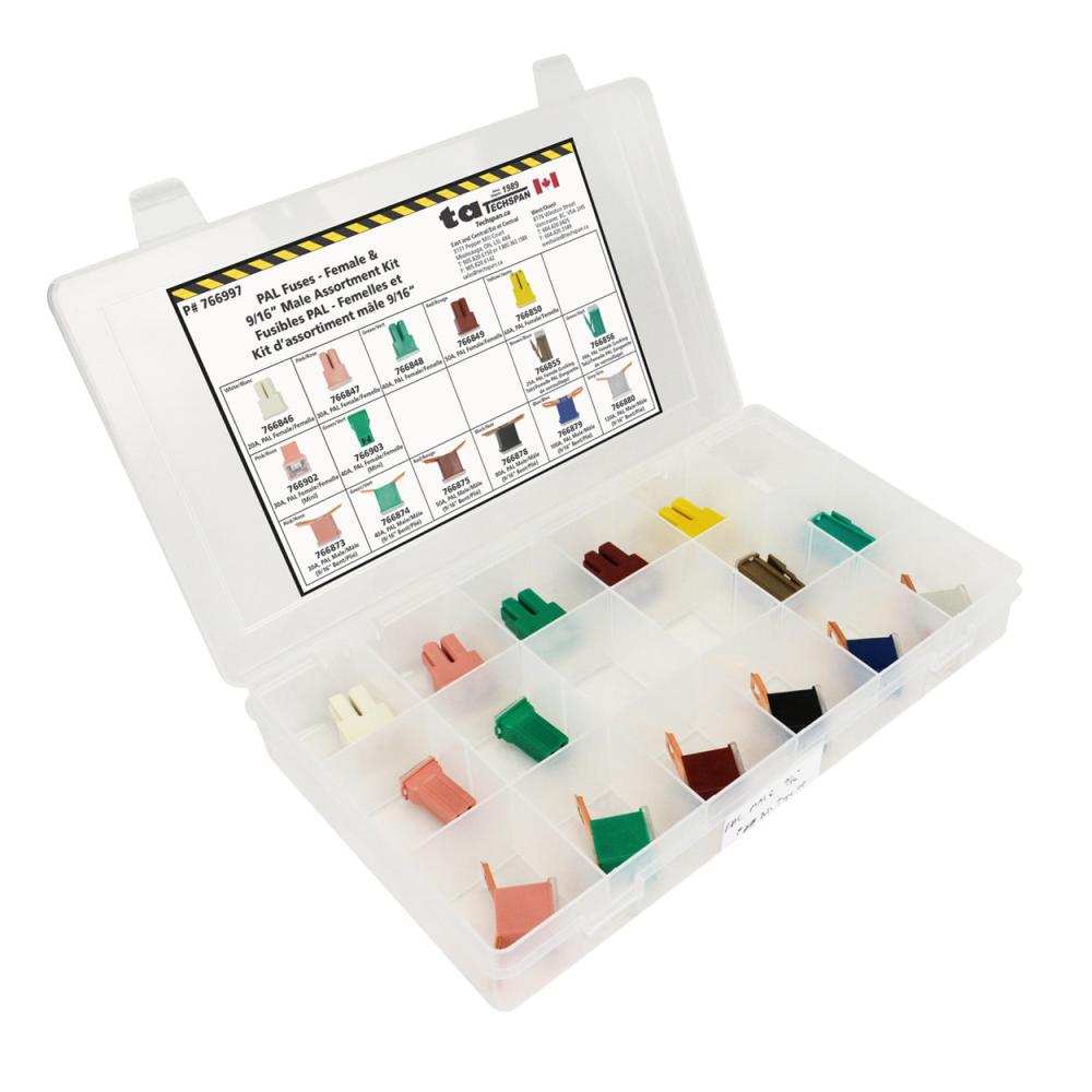 15PC Male & Female PAL Fuses Assortment Kit - (Mini Flip Kit Series)<span class=' ItemWarning' style='display:block;'>Item is usually in stock, but we&#39;ll be in touch if there&#39;s a problem<br /></span>