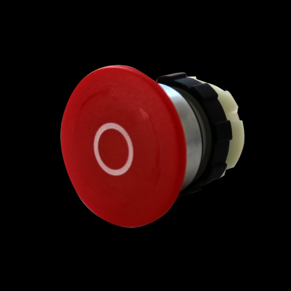 EMERG.STOP P/B, 40MM RED/WHITE<span class=' ItemWarning' style='display:block;'>Item is usually in stock, but we&#39;ll be in touch if there&#39;s a problem<br /></span>