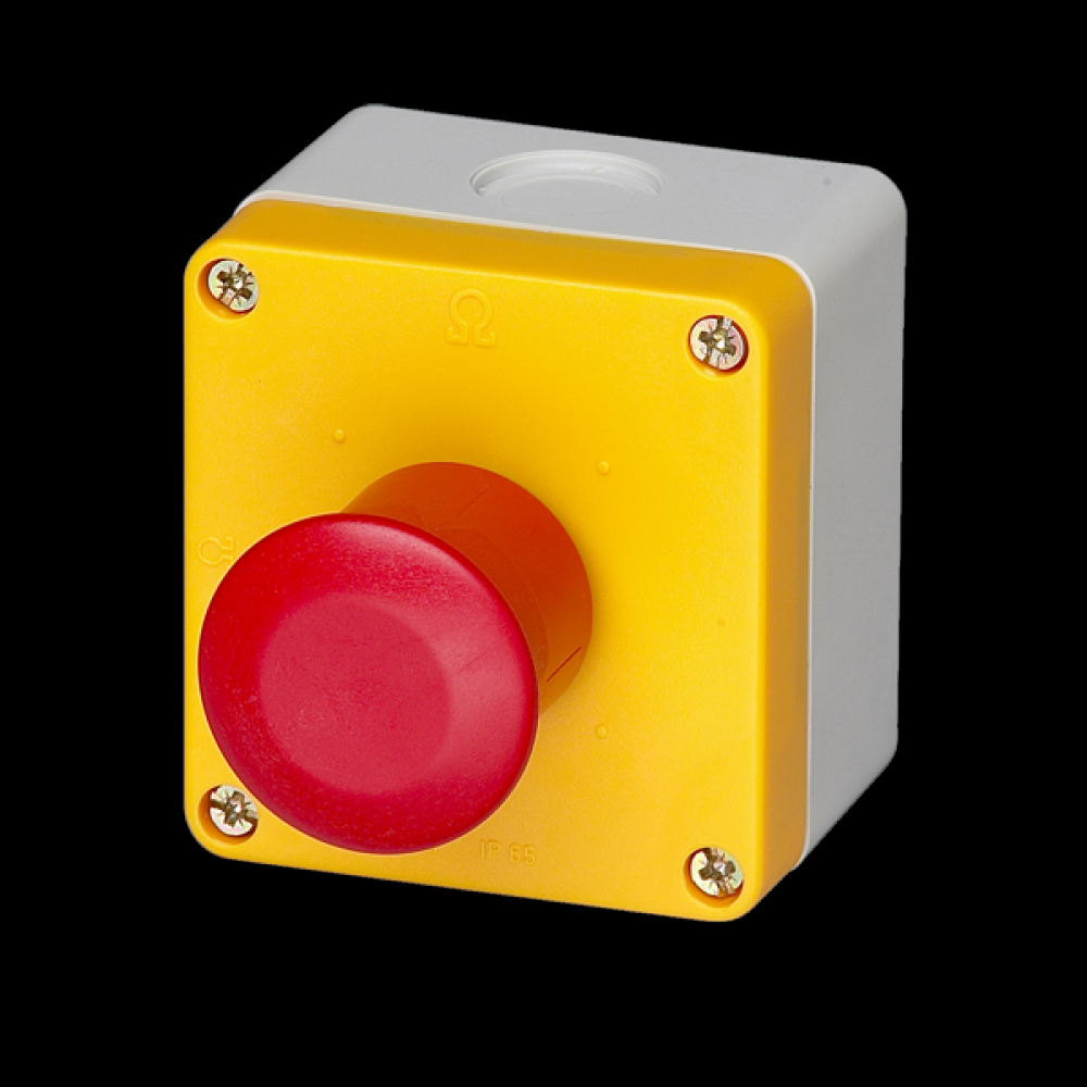 Emergency Stop Station, 40mm Red Button<span class=' ItemWarning' style='display:block;'>Item is usually in stock, but we&#39;ll be in touch if there&#39;s a problem<br /></span>