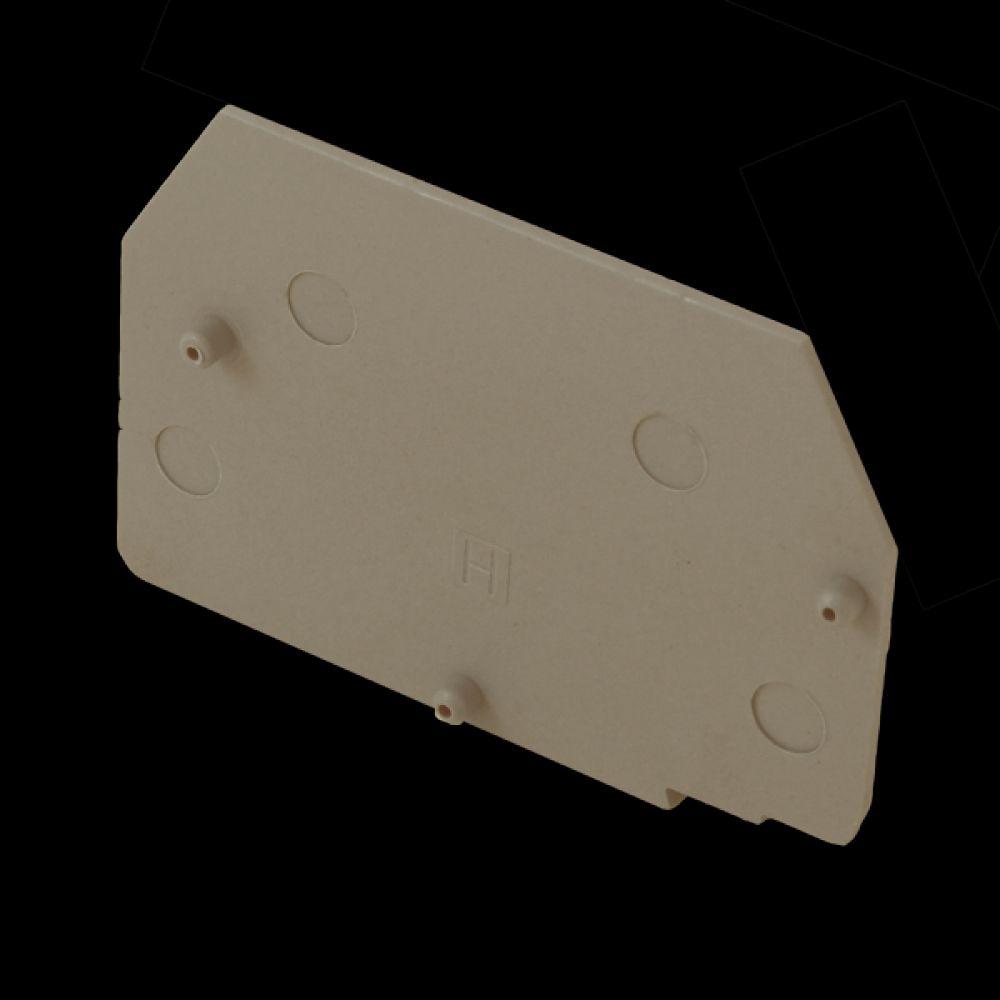 End Plate for ERTD3,ERTD4,ERF3, Beige<span class=' ItemWarning' style='display:block;'>Item is usually in stock, but we&#39;ll be in touch if there&#39;s a problem<br /></span>